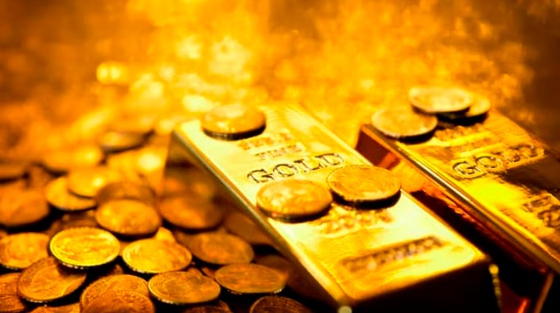 Image of Gold coins and Gold bars