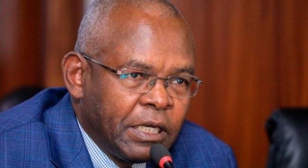 Image of Central Bank o Kenya Dr. Kamau Thugge before the Departmental Committee on Finance and National Planning at Continental House Nairobi